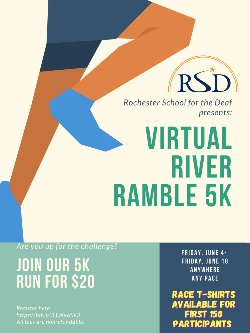 Virtual River Ramble 2021 5K Event Banner